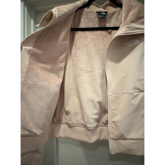 Women’s The North Face Shelbe Rachel Bomber Jacket Sand Pink 1X NWOT - Picture 9 of 9